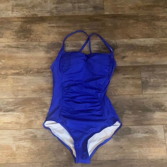 Royal Blue Swim Suit  - Picture 1 of 3